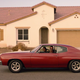 A red muscle car. (Screenshot: Twin Peaks)